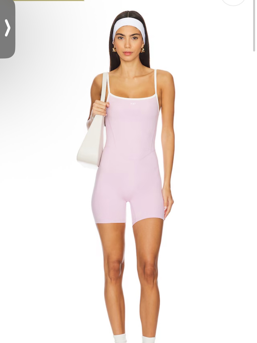 The Shorts Onesie in Parfait & Creme